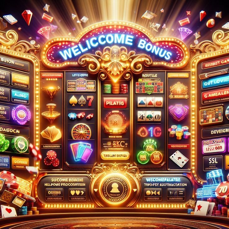 cewe46 suasana lobby game dengan berbagai pilihan meja dan mesin slot menarik